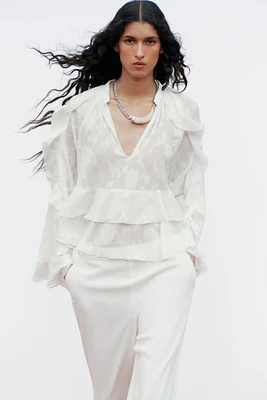 RUFFLED SHIRT