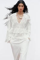 RUFFLED SHIRT