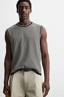 RELAXED FIT KNIT TANK TOP