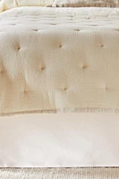 COTTON PIQUÉ BEDSKIRT