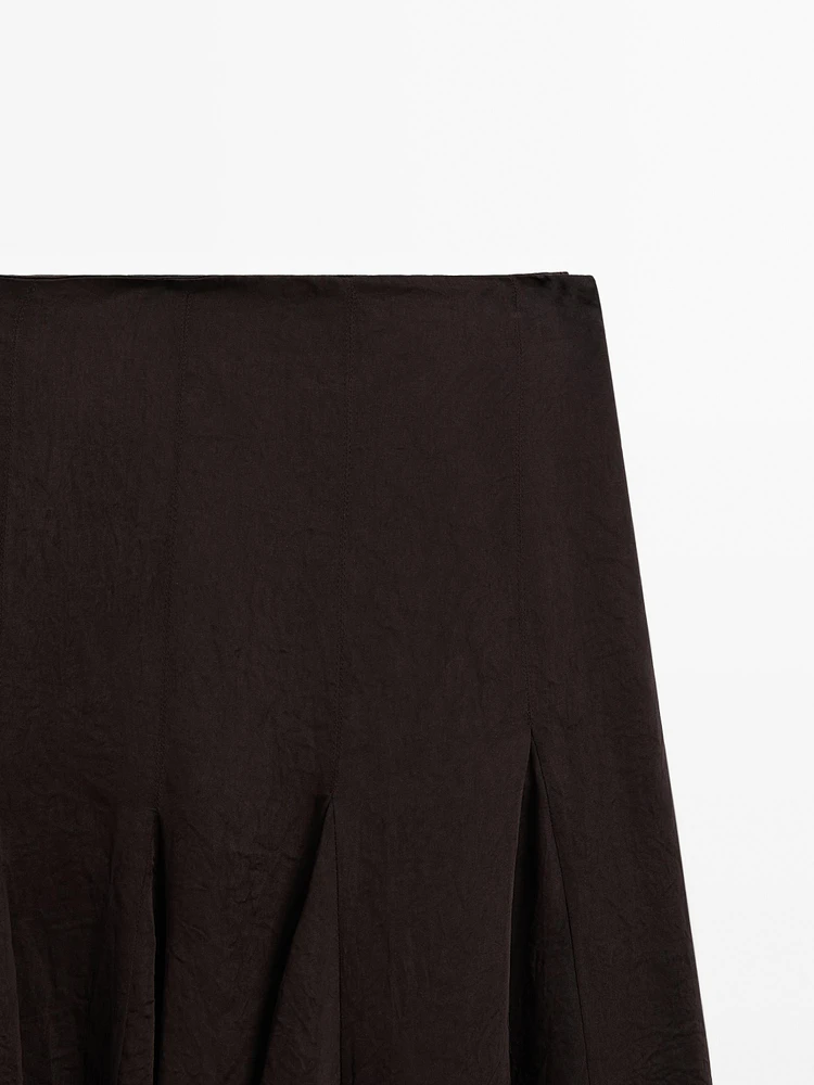 Skirt with flounce detail - Studio