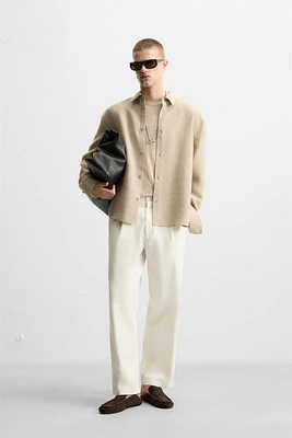 TEXTURED REGULAR FIT SHIRT