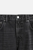 EMBROIDERED BAGGY FIT JEANS