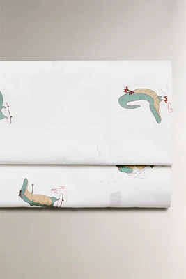 DRAP DE DESSUS ENFANT CROCODILE
