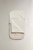 CHILDREN’S LINEN POPLIN CARRYCOT BABY WRAP