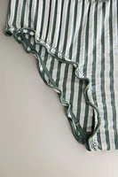 CHILDREN’S STRIPED RUFFLED BEACH BIKINI BOTTOMS