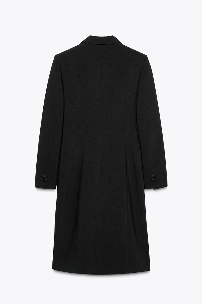 BLAZER LONG À ÉPAULETTES