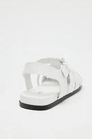 FLAT LEATHER FISHERMAN SANDALS