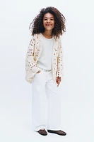 KIMONO FLEURS MACRAMÉ