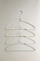 SET OF LINED BABY HANGERS (SET OF 4)