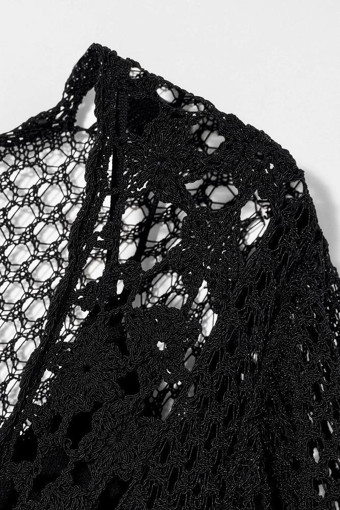 ROBE EN MAILLE CROCHET KATE MOSS X ZARA
