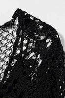 ROBE EN MAILLE CROCHET KATE MOSS X ZARA