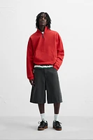 SWEAT À COL ZIPPÉ