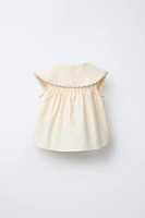 LACE POPLIN SHIRT