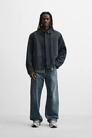 BLOUSON EFFET CIRÉ
