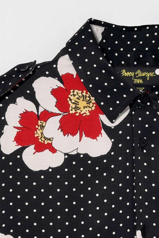 POLKA DOT SHIRT BOBBY GILLESPIE X ZARA