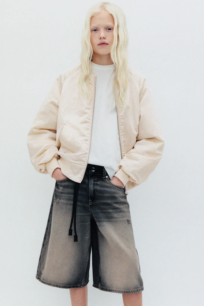 BLOUSON BOMBER SATINÉ