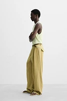 T-SHIRT DÉBARDEUR VISCOSE ET LIN