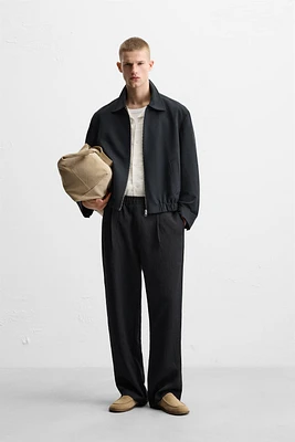 ZIP-UP FLOWY JACKET