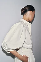 ZW COLLECTION DENIM BLOUSE