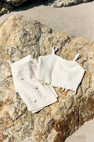 SHELL STITCH TOP AND SKIRT SET