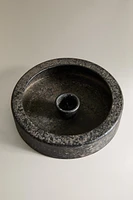 GLASS AND METAL LANTERN