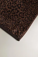 ANIMAL PRINT VELOUR BEACH TOWEL