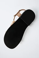 BEADED SANDALS