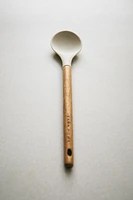 CUILLÈRE EN SILICONE ET EN BOIS