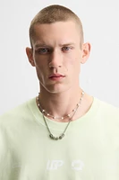 PRINTED TEXT T-SHIRT
