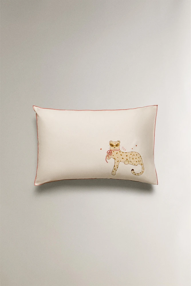 TAIE D’OREILLER ENFANT GUÉPARD