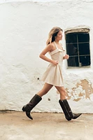 COWBOY STUDDED BOOTS