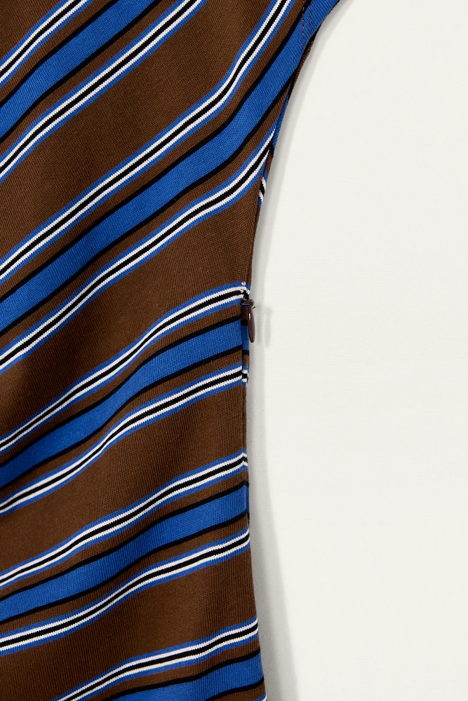 ROBE DRAPÉE RAYURES LIMITED EDITION
