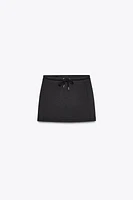 PIQUÉ MINI SKIRT