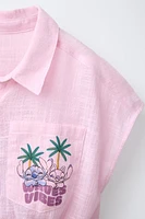 LILO & STITCH © DISNEY TIE-FRONT SHIRT