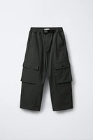 TECHNICAL WIDE LEG CARGO PANTS