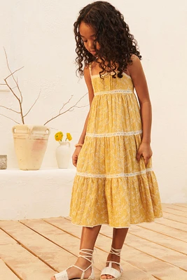 LIMITED EDITION SCHIFFLI FLORAL DRESS