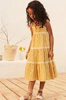 LIMITED EDITION SCHIFFLI FLORAL DRESS