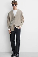 COTTON BLEND CARDIGAN
