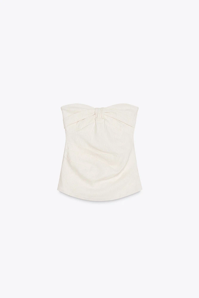 SWEETHEART NECKLINE BUSTIER TOP