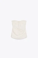 SWEETHEART NECKLINE BUSTIER TOP