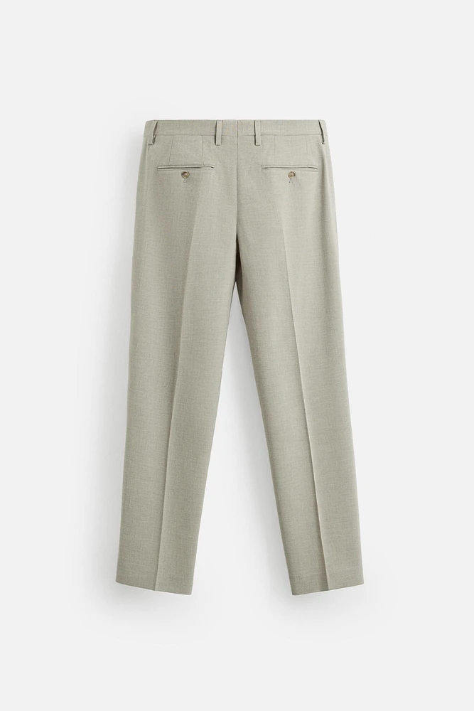 PANTALON DE COSTUME STRUCTURÉ