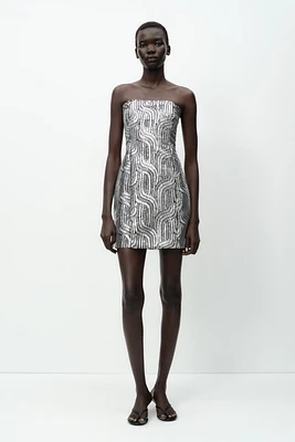 SEQUIN MINI DRESS