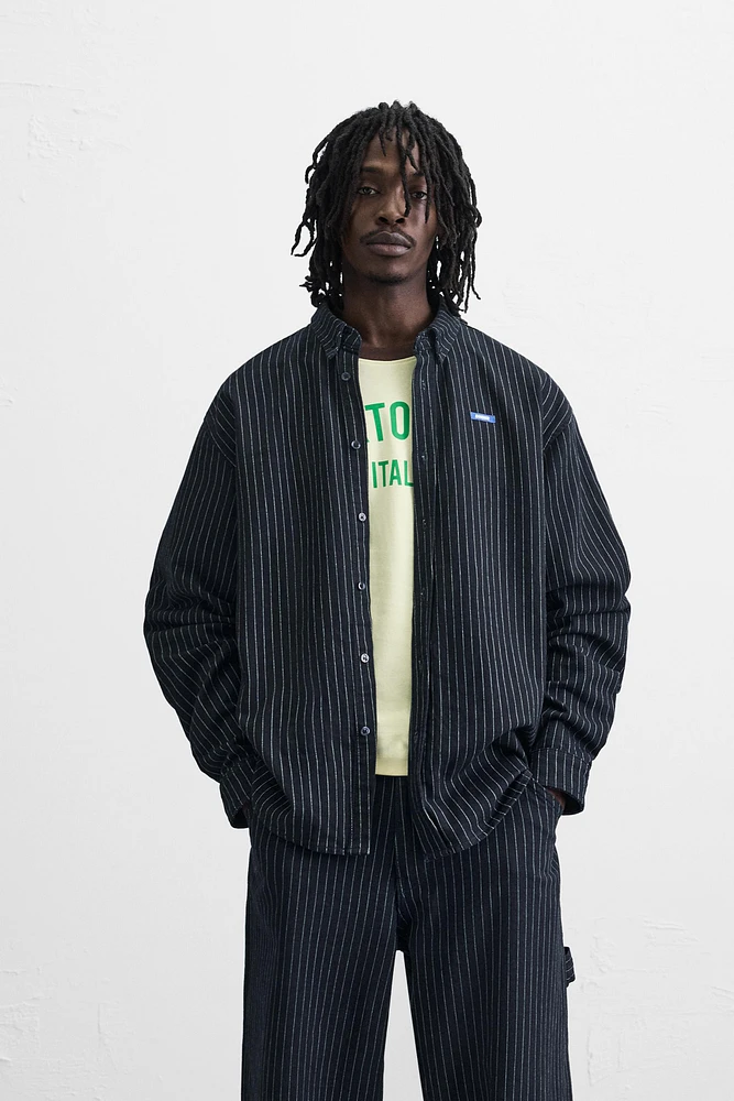 RELAXED FIT STRIPED SHIRT