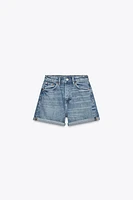 BERMUDA MOM FIT TRF TAILLE HAUTE
