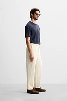 TERRY TEXTURED PANTS