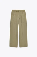 RUSTIC ELASTIC WAIST PANTS