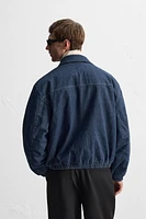QUILTED DENIM JACKET