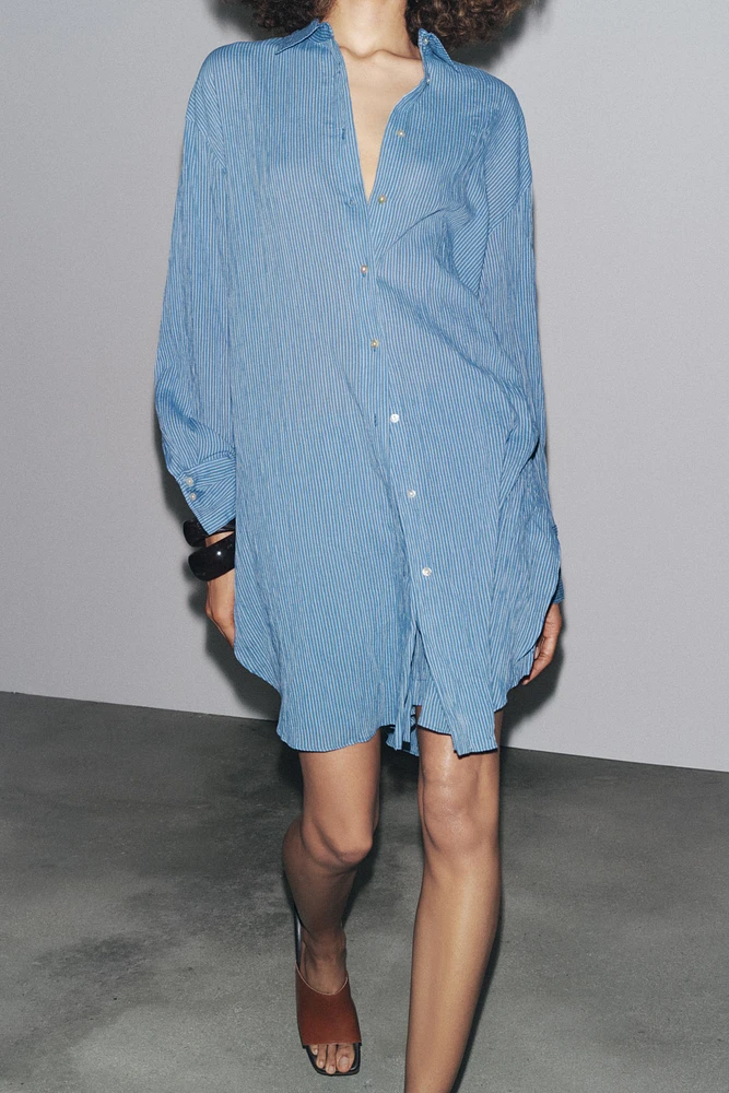 CHEMISE LONGUE RAYURES ZW COLLECTION