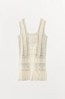 ROBE PLIS DENTELLE